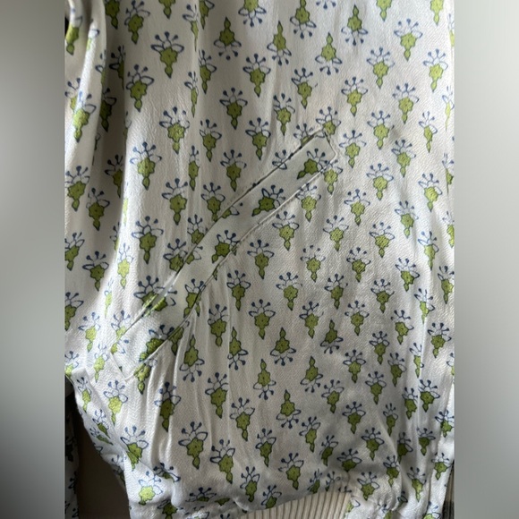 Anthropologie Tiny Edition Bomber Jacket with embroidery design. - Picture 4 of 8